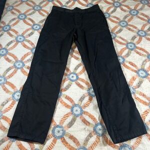 RVCA Mens Black Chino Pants Straight Leg Twill Trousers Size 31